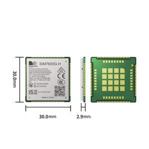 โมดูล Cat4 SIM7600G-H LTE LCC LGA รูปแบบ HSPA 30x30มม. + GSM UMTS FOTA <span class=keywords><strong>TLS</strong></span> SIM7600 SIM7500ชุดที่เข้ากันได้ - Product Image 1