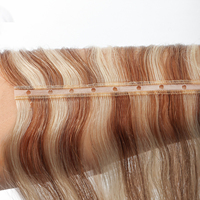 Extensions de cheveux naturels sans couture, double épaisseur, cheveux vierges européens, trame papillon XO injectée, trame Genius invisible pour cheveux fins
