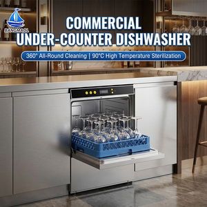 Lavastoviglie Commerciale Sottobanco Compatta con Sanificazione ad Alta Temperatura per <span class=keywords><strong>Bar</strong></span>, Hotel, Caffè, Locali Notturni e Cucine - Product Image 3