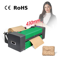 Machine à emballer en papier bulle robuste Aircosan 430 mm pour l'emballage des feuilles de thé avec un design biodégradable, solution économique