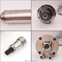 Kit d'inverseur de moteur VFD, moteur de broche CNC 2,2 kW, refroidi par eau, broche de routeur CNC pour machine-outil de fraisage CNC, outils de broche