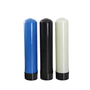 2.5" top opening 1054 blue fiber tank with PVC tube and distributors