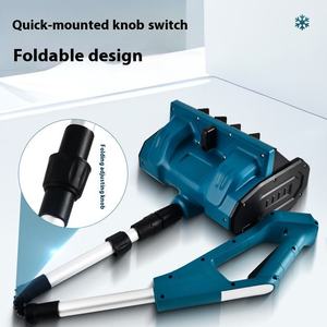Brosse à neige électrique sans fil rechargeable portable, moteur sans balais, pelle à neige manuelle, balayeuse, qualité bricolage pour la maison, batterie - Product Image 4
