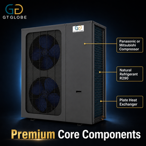 <span class=keywords><strong>Pompe</strong></span> <span class=keywords><strong>à</strong></span> <span class=keywords><strong>chaleur</strong></span> monobloc DC Inverter 18,2 kW OEM électrique <span class=keywords><strong>à</strong></span> climat froid R290 avec contrôle Wi-Fi pour usage hôtelier et vente en gros - Product Image 4