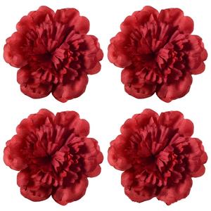 Fermaglio per Capelli con Fiore di Garofano Artificiale, Artigianato Fatto a Mano, Stile Naturale, Ecologico, per Matrimoni, Celebrazioni e Casa - Product Image 5