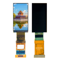 Layar AMOLED fleksibel 1,5 inci 120x240, panel OLED IPS fleksibel dengan antarmuka MIPI, untuk jam tangan, pasokan pabrik.