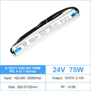 Fuente de Alimentación LED Regulable de 200W 0-10V/1-10V/10 PWM/Rx, Transformador de Iluminación LED de 100-240V CA-CC 12V 24V IP67 Resistente al Agua, Controlador LED CV - Product Image 5