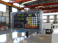Tour manuel universel à banc déporté CA6261C de Chine, grande portée de 105 mm, 220V, horizontal, semi-automatique, DRO, pour usinage de métaux de moyenne intensité