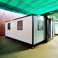 Nouveau 20ft extensible préfabriqué modulaire en acier conteneur maison moderne étanche salon chambre Villa appartement Sandwich