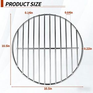 <span class=keywords><strong>Grille</strong></span> à charbon de bois pour <span class=keywords><strong>barbecue</strong></span> <span class=keywords><strong>Weber</strong></span>, <span class=keywords><strong>grille</strong></span> <span class=keywords><strong>ronde</strong></span> en acier robuste, emballage pour vente par correspondance - Product Image 2