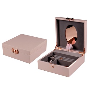 Boîte de rangement pour <span class=keywords><strong>bijoux</strong></span> en bois de luxe <span class=keywords><strong>avec</strong></span> <span class=keywords><strong>miroir</strong></span> - Product Image 2