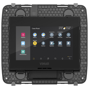 Panel de Control de Automatización del Hogar con Pantalla Táctil IP PoE de 4.3 Pulgadas Vimar - Product Image 1
