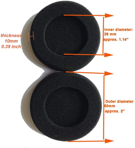 Almohadillas de repuesto KSC35, almohadillas de espuma viscoelástica, funda de cojín compatible con auriculares <span class=keywords><strong>Koss</strong></span> Porta Pro PP/KSC35/KSC75/KSC55/KSC50 - Product Image 6