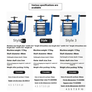 Lạnh Rolling Mill đối với Vàng và Bạc Vòng đeo tay vuông-hand Crank đồ trang sức Báo Chí đồ trang sức Rolling Mills - Product Image 2