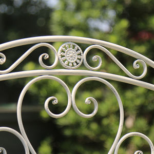 Banc de jardin européen pliable antirouille en <span class=keywords><strong>fer</strong></span> <span class=keywords><strong>forgé</strong></span> Antique, banc de jardin en métal, Offre Spéciale - Product Image 4