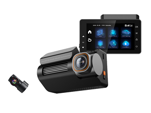 Dash Cam con Monitoraggio Remoto 4G, Visione Grandangolare 4K HD, Avvisi ADAS, Gestione Flotte, Doppia Lente, Schermo IPS, WDR, Registrazione in Loop - Product Image 1