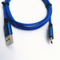 Kabel Data Pengisian Cepat Ilepo Nylon Braided USB ke Type-C 3A untuk Ponsel IOS/Android, Komputer & Printer - 1.2m