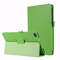 Untuk Tab M10 Plus M11 10 Inci Lichi PU Kulit Auto/Sleep Stand Flip Tablet Cover Shell Pelindung
