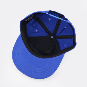 หมวกสแน็ปแบ็กแบบวินเทจไม่มีโครงสร้างลายปักดีไซน์5แผงสีฟ้าพร้อมโลโก้ที่กำหนดเอง - Product Image 6