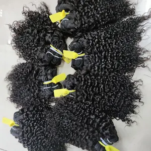 Letsfly feixes de cabelo encaracolado, cor natural, cacheado, weft, brasileiro, virgem, cabelo humano, vendor, 20 peças, frete grátis