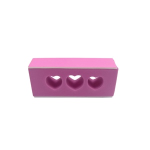 Nouveau 1000/4000 bloc tampon <span class=keywords><strong>jetable</strong></span> coeur rose OEM papier de verre <span class=keywords><strong>lime</strong></span> à ongles <span class=keywords><strong>lime</strong></span> à ongles tampon bloc tampon à ongles - Product Image 5