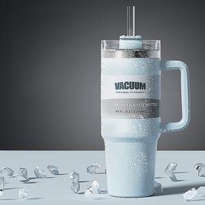 40oz 1200ml Taza de acero inoxidable aislada de gran capacidad Refrigeración personalizada 304 King Cup para uso de regalos de negocios de automóviles - Product Image 1