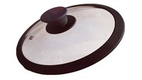 20cm 22cm 24cm 26cm 28cm Couvercle rond en verre trempé de type G pour pot rond