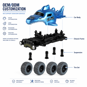 Coche <span class=keywords><strong>de</strong></span> juguete todoterreno con diseño <span class=keywords><strong>de</strong></span> tiburón realista, giro <span class=keywords><strong>de</strong></span> 360 grados, <span class=keywords><strong>acrobacias</strong></span> <span class=keywords><strong>de</strong></span> colisión, mini <span class=keywords><strong>monster</strong></span> <span class=keywords><strong>truck</strong></span>, venta al por mayor - Product Image 5