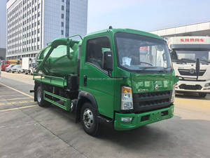 Camión de Succión de Aguas Residuales HOWO RHD 4x2 5000L 5cbm con Bomba Weilong para Vaciar Fosas Sépticas y Alcantarillas - Product Image 6