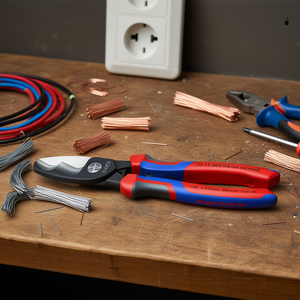 Cortador de Cables Knipex de 20 mm y 70 mm, Herramienta para Cortar Alambres de Cobre y Aluminio - Product Image 2