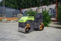 3T Mini Petit Compacteur Rouleau Vibrant avec Double Tambour Changchai Moteur Caractéristiques à Vendre