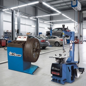 Kit d'équipement d'entretien automobile tout-en-un Obec <span class=keywords><strong>220V</strong></span> : Ensemble d'outils d'atelier pour montage de pneus, équilibrage et alignement de roues - Product Image 1