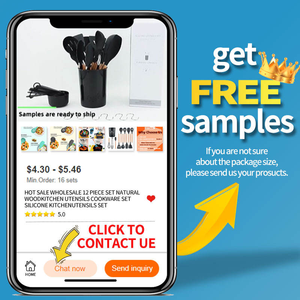 طقم أدوات مطبخ من السيليكون 44 قطعة مع أداة مطبخ خشبية أواني طبخ مقاومة للحرارة غير لاصقة مقبض طهي - Product Image 4