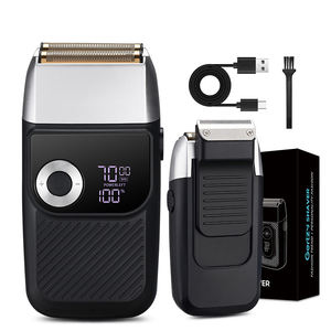 เครื่องโกนหนวดไฟฟ้าแบบชาร์จ Type-C พร้อมใบมีดคู่สำหรับโกนผมและหนวด - Product Image 1