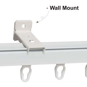 ผ้าม่านยาวพับได้สีน้ำตาลผ้าลินินผ้าโพลีเอสเตอร์ผสมสำหรับห้องนั่งเล่น - Product Image 4