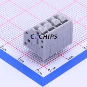 250-21-4G Spring Terminal Block Through hole Component (THT),P=3.5mm Connector 3.5mm 4 - Product Image 1