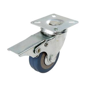 Fixman Braked <b>Swivel</b> Rubber <b>Castor</b> 50mm 50kg - Product Image 1