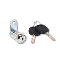 Serrure cylindrique de sécurité CANISS avec chromage et 2 clés en alliage de zinc et laiton pour portes d'armoires de cuisine
