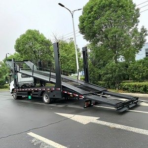 รถบรรทุกขนส่งรถยนต์ ISUZU 700P ขายดี พร้อมลิฟท์ไฮดรอลิกสำหรับขนส่งรถยนต์ - Product Image 4