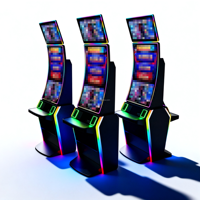 Machine de jeu à écran incurvé 43 pouces avec support TITO pour salles de jeux d'adresse en Asie du Sud-Est – Idéale pour le jeu professionnel