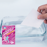 Feuille de détergent à lessive facile à rincer Comprimés de vêtements de sport écologiques à faible mousse