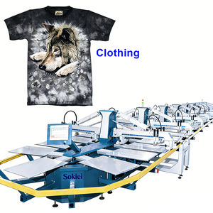 Macchina Serigrafica Ovale Digitale Automatica Multicolore per T-shirt con Automazione Sistemaica - Product Image 1