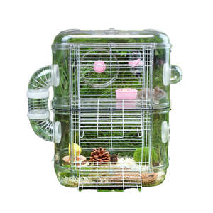 Cage à hamster en bois acrylique transparent, grande cage de hamster en bois acrylique, de haute qualité, pas cher, de luxe, personnalisée - Product Image 1
