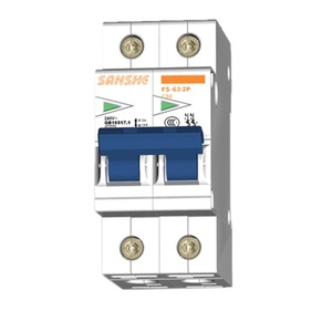 SANSHE DC 1P C50 6A 10A 16A 20A 25A 32A 40A 50A MCB interruttori in miniatura in plastica stile crosta - Product Image 3
