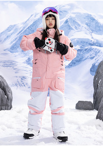<span class=keywords><strong>Combinaison</strong></span> de <span class=keywords><strong>ski</strong></span> pour enfants Veste de <span class=keywords><strong>ski</strong></span> et pantalon de neige Hiver Extérieur Coupe-vent Imperméable Chaud <span class=keywords><strong>Combinaison</strong></span> de <span class=keywords><strong>ski</strong></span> une pièce pour garçons - Product Image 4