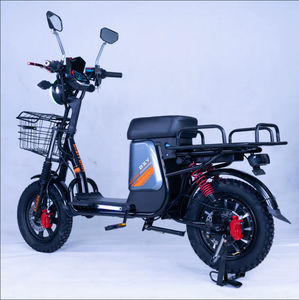 Bici <span class=keywords><strong>Cargo</strong></span> <span class=keywords><strong>Elettrica</strong></span> con Motore Posteriore Brushless, Batteria al Piombo 60V 21AH, Telaio in Acciaio a 3 Velocità, Portapacchi Posteriore 100W Wenbox - Product Image 5