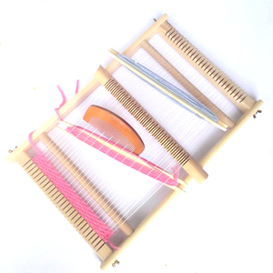 New design <span class=keywords><strong>Kids</strong></span> vendita calda early educational sinuled looms Chinses giocattolo tradizionale con telaio in legno artigianale - Product Image 3