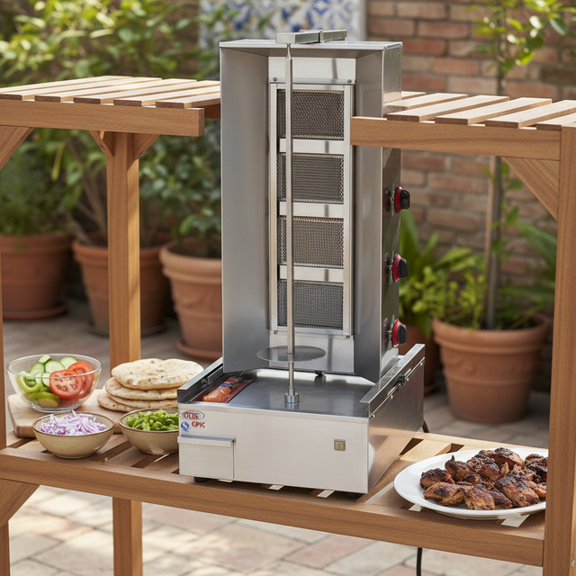 Commercial Middle Eastern Turkish Brazilian Meat Electric Barbecue Grills Stainless Steel 15kw