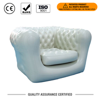 Canapé gonflable robuste de luxe capitonné pour événements extérieurs, fêtes, mariages, salons professionnels et locations
