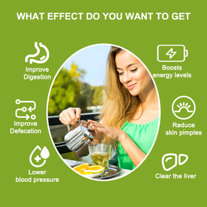 Thé détox pour le ventre plat en marque privée, détox au citron pour la perte de poids, détoxification du corps, thé détoxifiant à base de plantes - Product Image 5